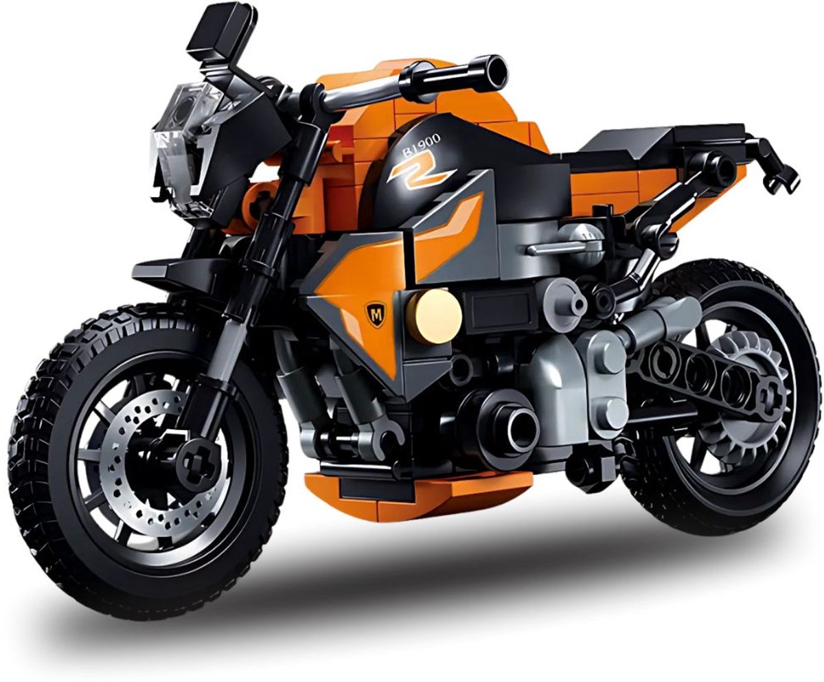   - 310GS Motorfiets incl. display | City icons speed champions modelbouw | Classic creator f1 motorcycle bouwpakket | Technische motor speelgoed voor kinderen & volwassenen | Compatibel met lego mould king mega | 196 bloks